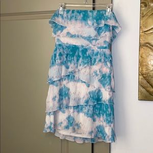 Urban Outfitters Tie-Dye Strapless Dress Sz Medium